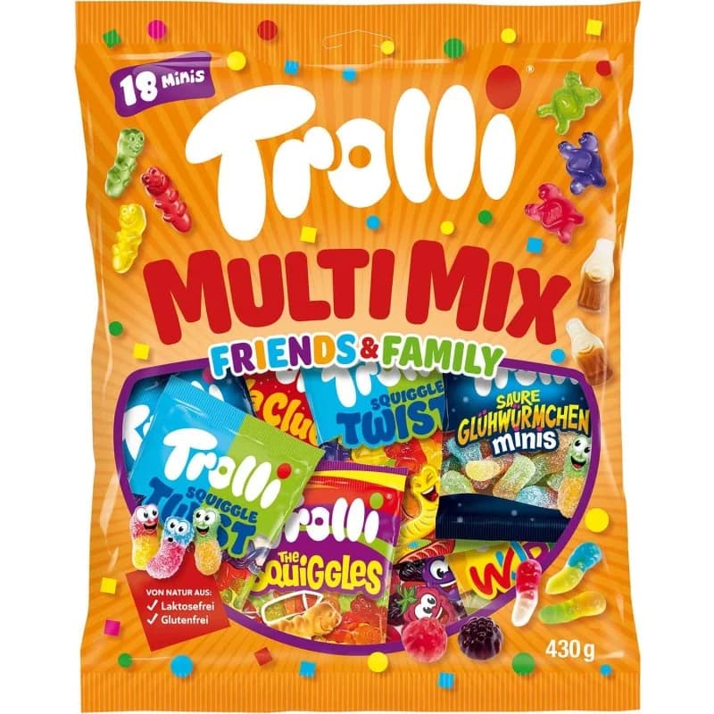 Trolli Multi Mix XXL, 18 Minis, je 430 g – Norma