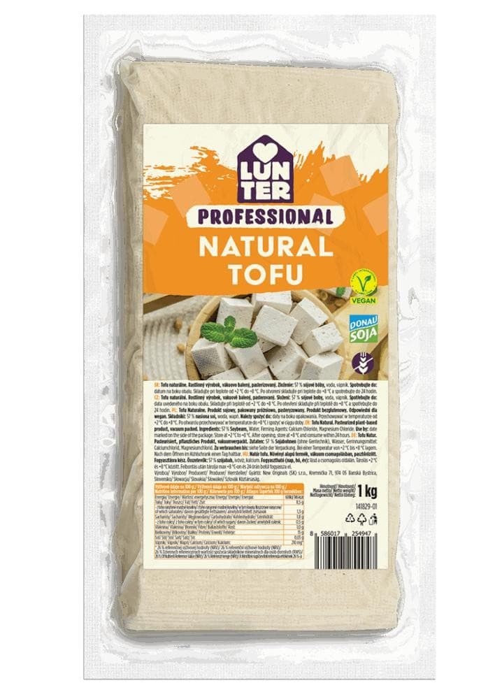 XXL Tofu Natur, 1 kg Lunter – Hofer