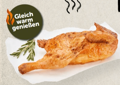 1/2 Hendl gegrillt, Per Stück – Interspar