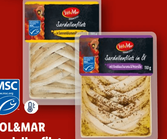 Sol&Mar Sardellenfilets, 110 g – Lidl