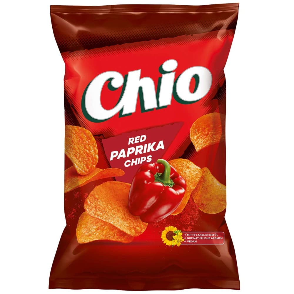 Red Paprika Chips, 150 g + 25 g gratis Chio – Norma