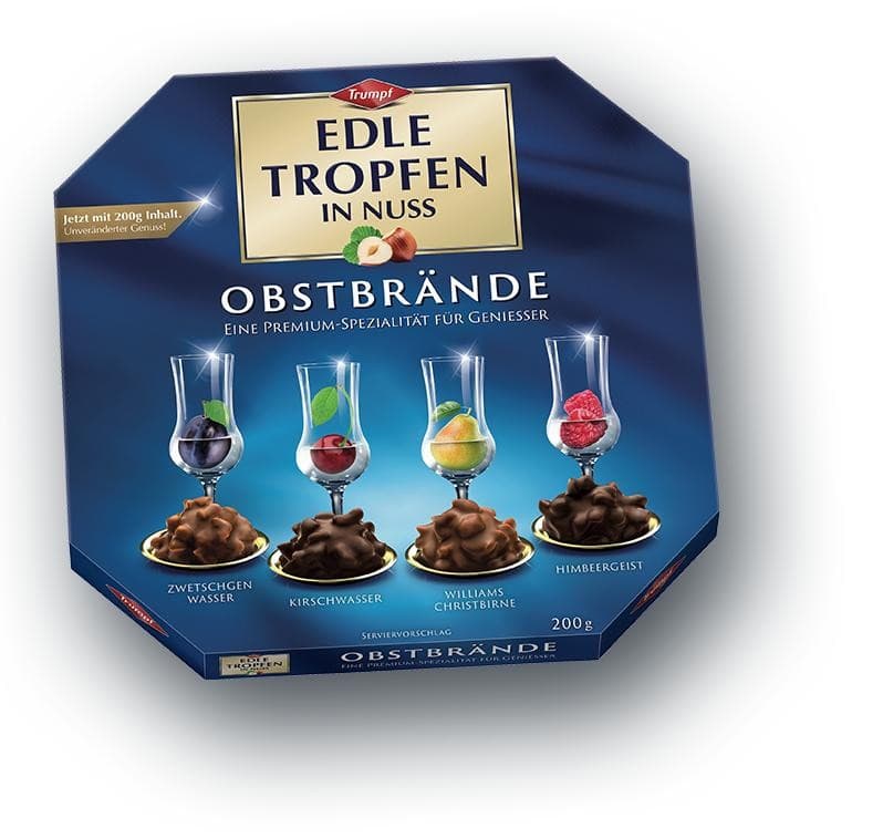 Edle Tropfen in Nuss 200 g Trumpf Angebot bei Norma