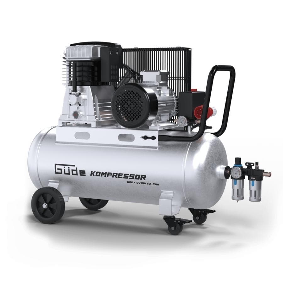 2-Zylinder-Kompressor 600/10/100 VZ-PRO, 100 Liter Güde – Zgonc