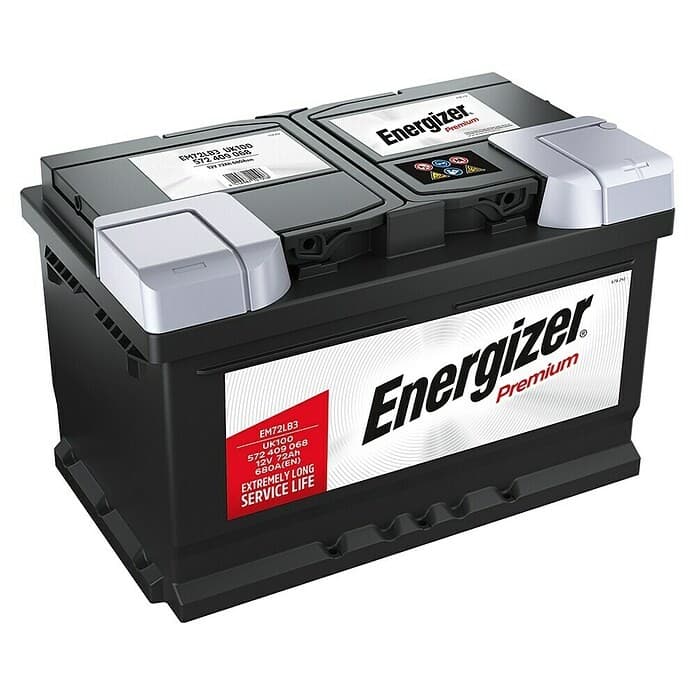 Energizer Starter-Batterie, 72Ah – Norma