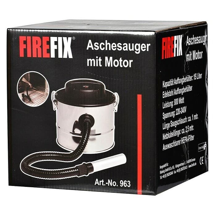 Aschesauger mit Motor und Filter – Lagerhaus