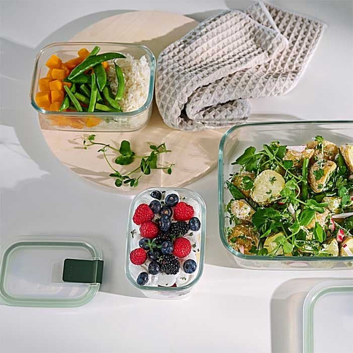 Glas-Frischhaltedose EasyClip, 1.500 ml – Müller
