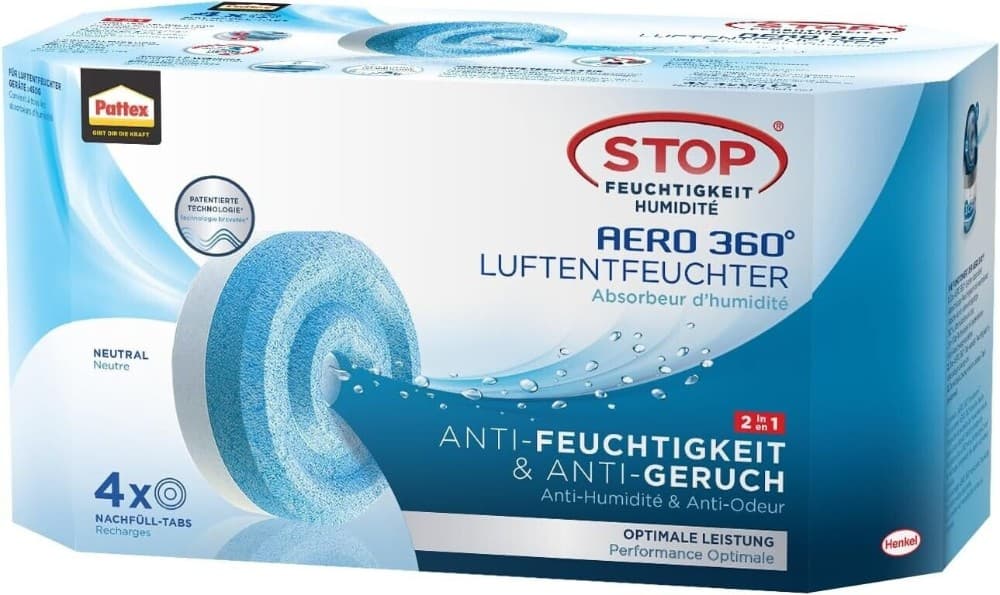 CERESIT Luftentfeuchter Nachfüller, 2x450 g – Lagerhaus
