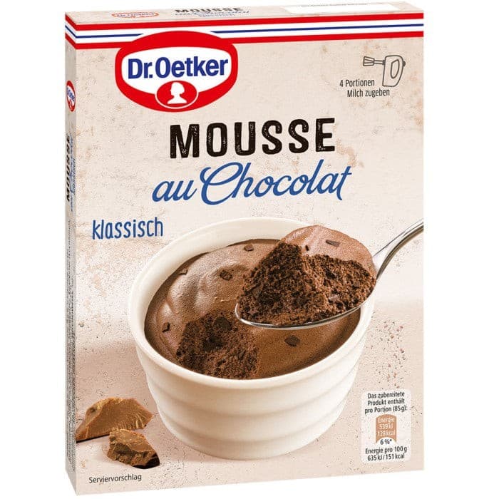 Mousse au Chocolat, 92 g Dr. Oetker – Norma