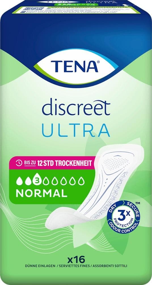 TENA discreet Ultra Einlagen Inkontinenz, 16 Stk. – Dm