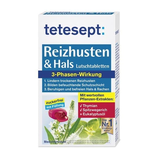tetesept Reizhusten & Hals Lutschtabletten, 20 Stück – Norma