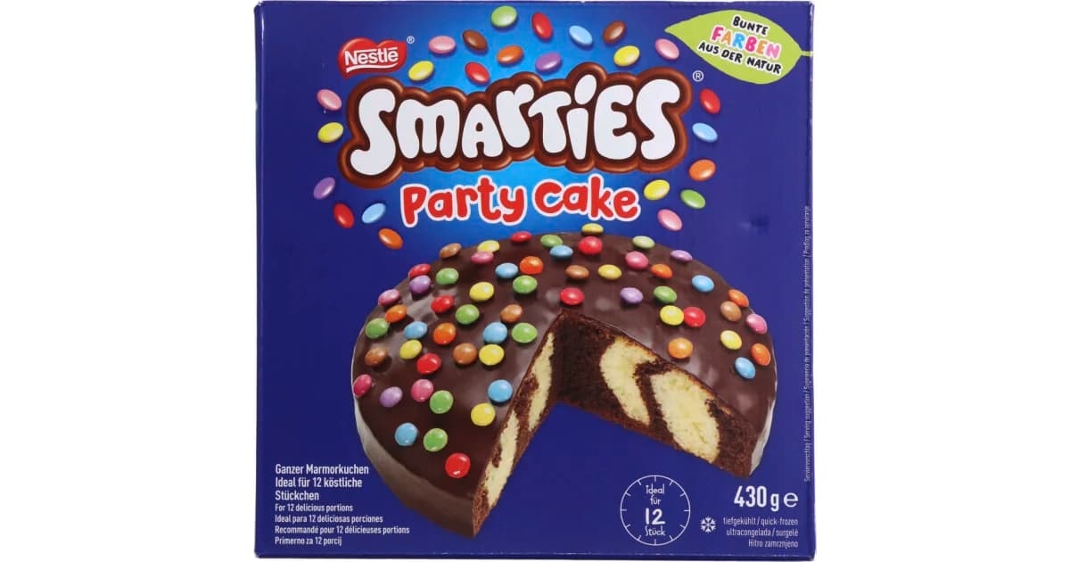 Smarties Party Cake, 430 g – Penny