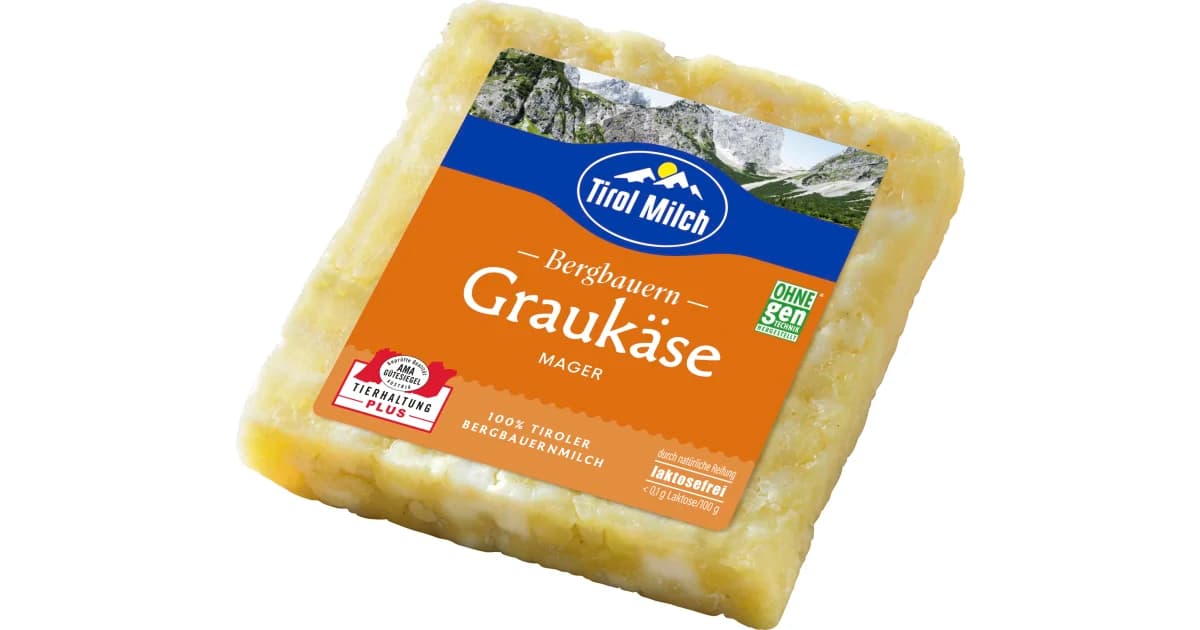 Tirol Milch Graukäse mager 200 g Angebot bei MPREIS
