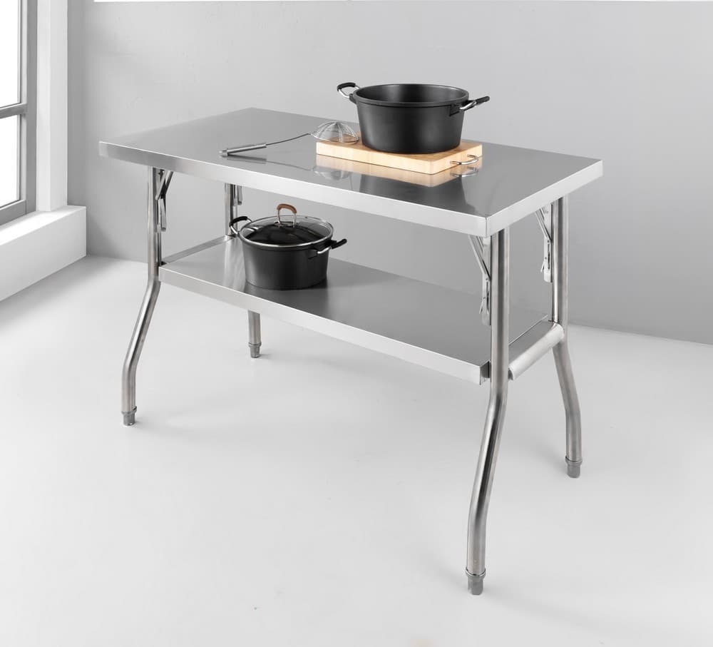 Klapptisch aus Edelstahl BETTER HOME Angebot bei Norma