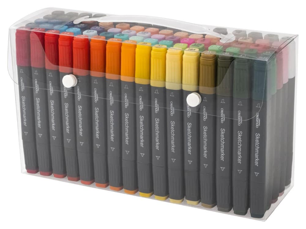 Crelando Sketchmarker-Set, 80-teilig – Lidl