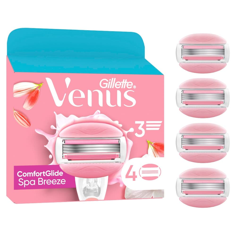 Gillette Venus ComfortGlide Spa Breeze Rasierklingen, 4 Stück – Bipa
