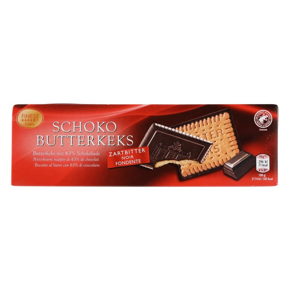 Schoko Butterkeks, 125 g FINEST BAKERY – Hofer