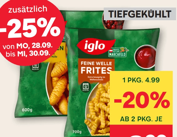 iglo Kartoffelprodukte, 300 - 1000 g – MPREIS