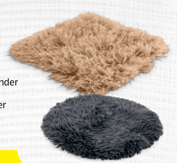 Home Creation Kunstfell-Sitzkissen, 2 Stück – Hofer
