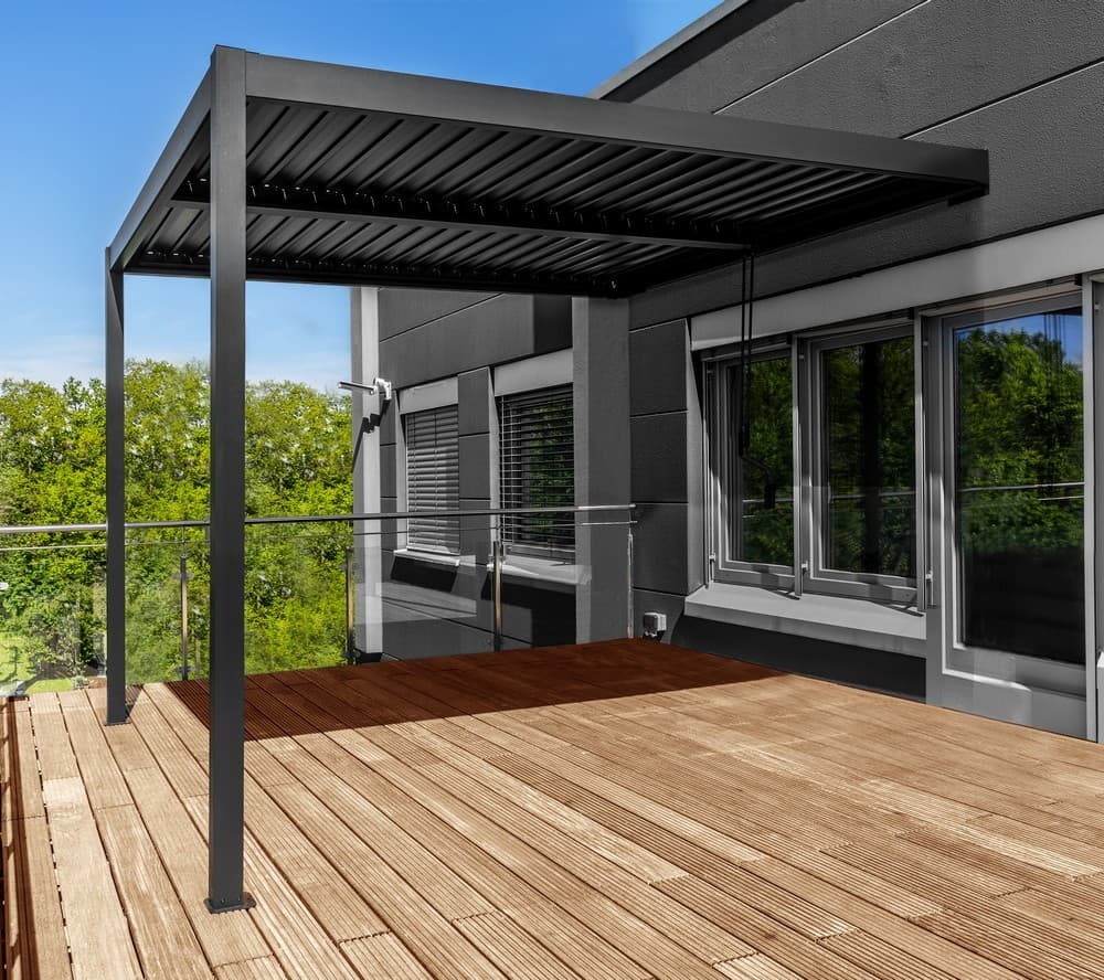 Bioklimatische-Wandpergola, 300x400x225 cm CHILLROI – Norma