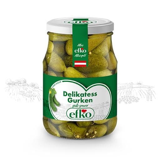 efko Delikatess Gurken, 360 g – MPREIS
