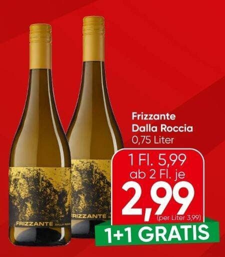 Frizzante Dalla Roccia, 0,75 Liter – Eurospar
