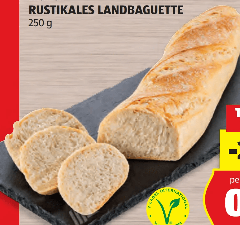 Rustikales Landbaguette, 250 g BACKBOX – Hofer