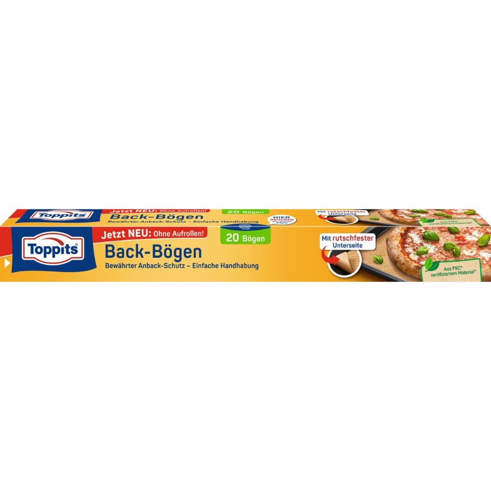 Backpapier Anti-Slip, 24 Einzelbögen TOPPITS – Maximarkt