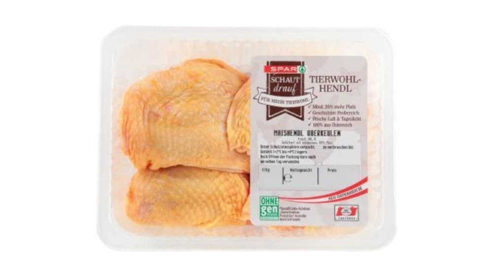 SPAR Feinstes Geflügel Hendl-Filetschnitzel, 480 g – Spar
