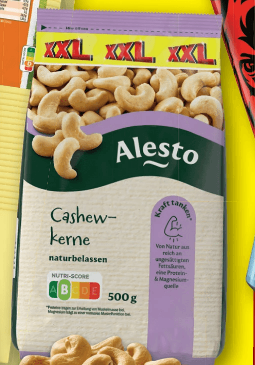Cashewkerne, 500 g Alesto – Lidl