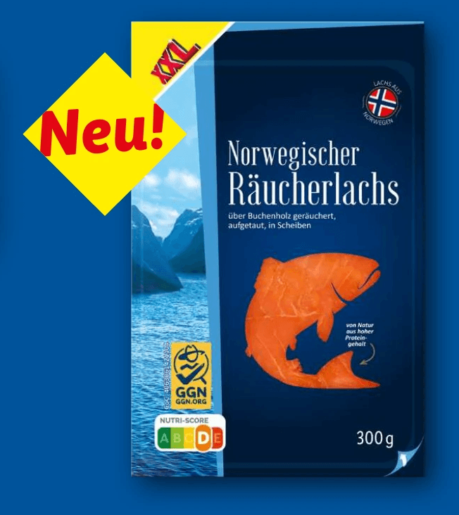 Nautica Norwegischer Räucherlachs, 300 g – Lidl