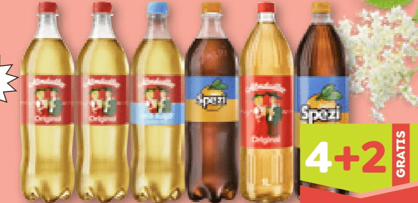 Almdudler Original, Zero od. Spezi Cola Mix, 1 Liter – Adeg