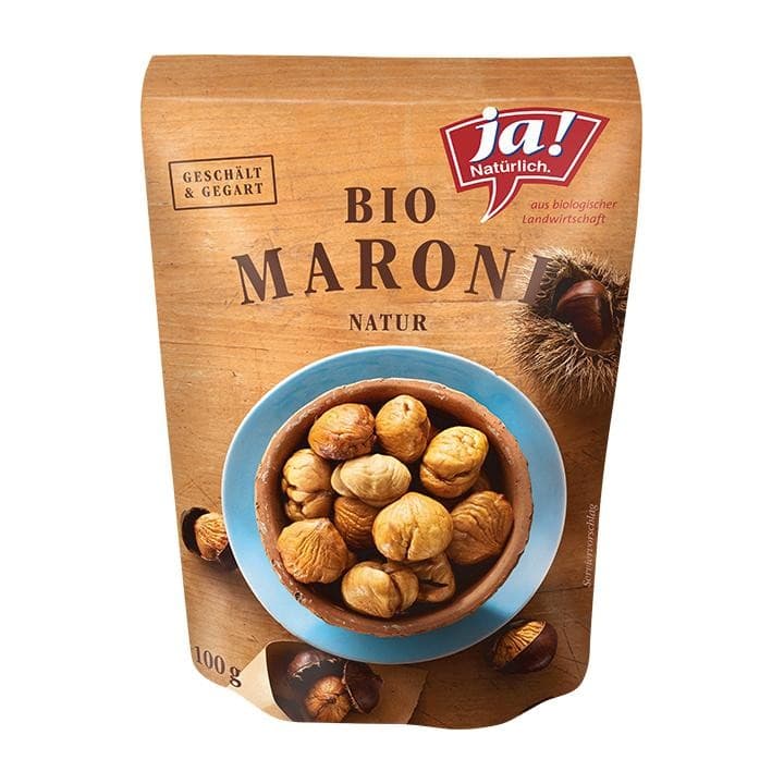 Bio-Maroni gegart 100 g Ja! Natürlich Angebot bei Billa Plus