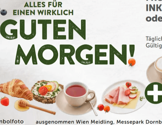 Frühstücksbuffet inkl. 1 Tasse Tee oder Kaffee – Interspar