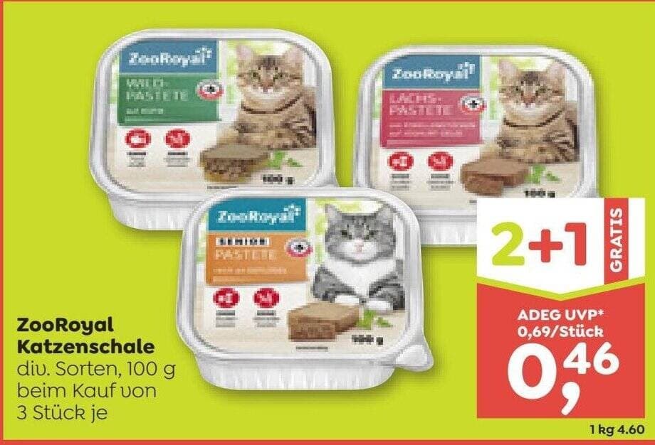 ZooRoyal Katzenschale, 100 g – Adeg