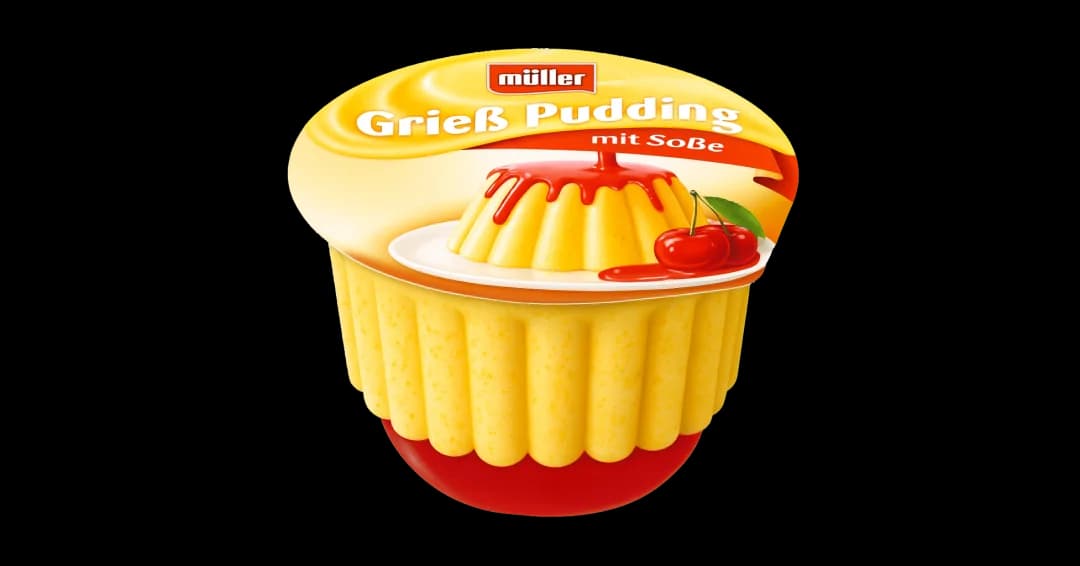 Müller Pudding mit Soße, 450 g – Norma