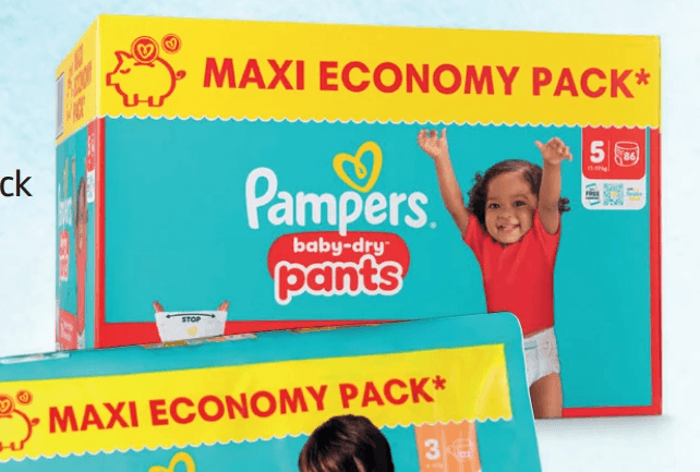 Pampers Baby-Dry Windeln/Pants, 132/112/96/86/84/76/74 Stück – Hofer