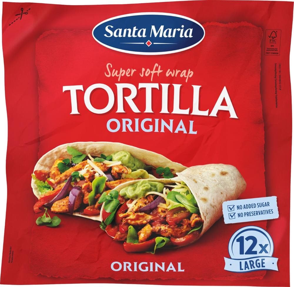 Santa Maria Tortilla Original, 400 g/742 g – Penny