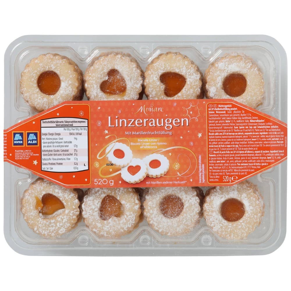Linzer Augen, 520 g Monarc – Hofer