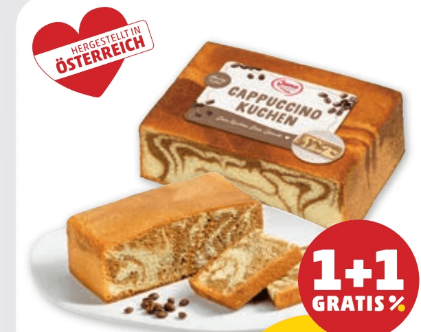 Jomo Cappuccino-Kuchen 400 g Angebot bei Penny