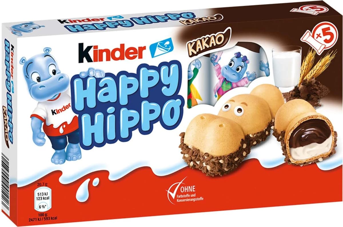 Kinder Happy Hippo, 103,5 g – Hofer