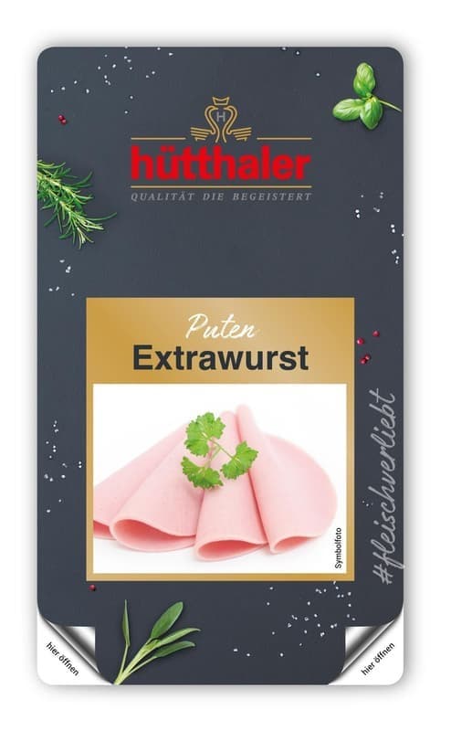 Putenextrawurst, per 100 g – Adeg