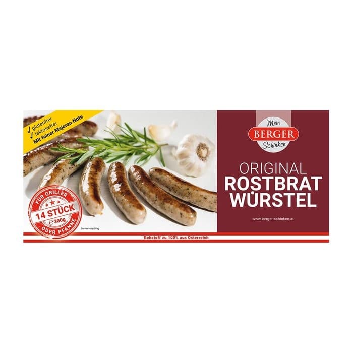 Berger Original Rostbratwürstel 300 g Angebot bei Penny