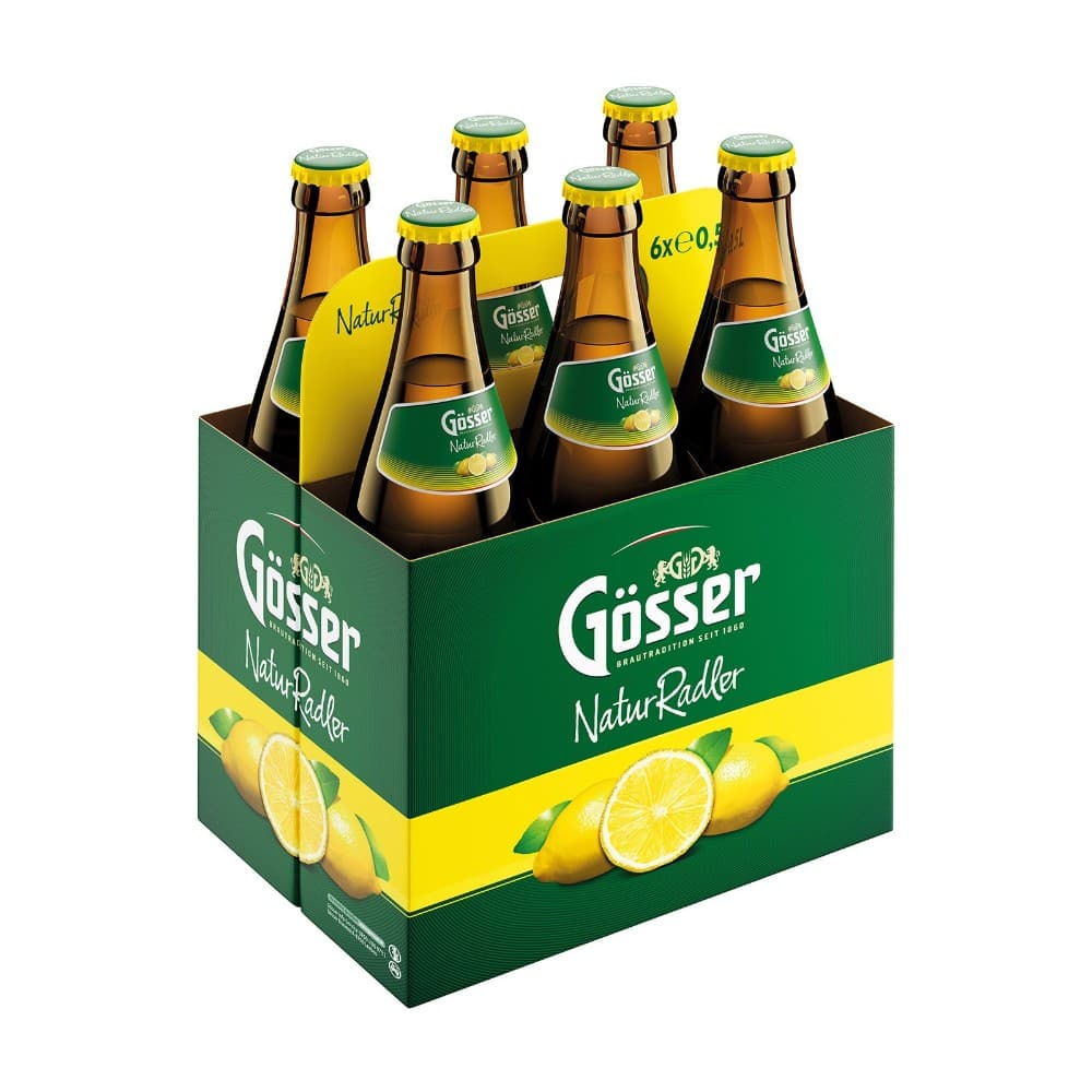 Gösser Naturgold oder Naturradler, 6x0,5 Liter Flasche – Billa