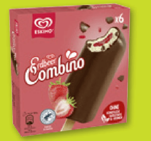 Eskimo Erdbeer Combino, Family Mix, Solero BonBon Exotic od. Strawberry, Solero Strawberry Twist, Twister Frreeze od. Kids Mix 192 - 450 ml Angebot bei Adeg