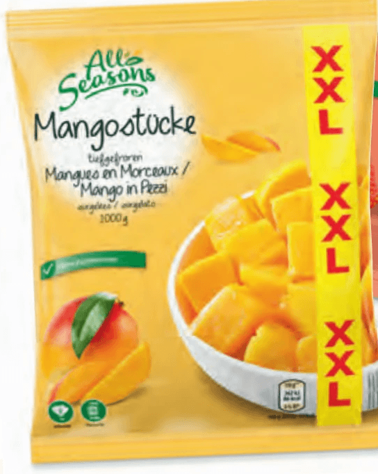 XXL Mangostücke 1 kg All Seasons Angebot bei Hofer