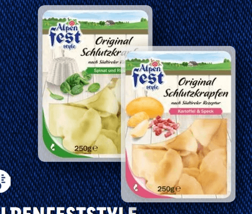Alpenfeststyle Original Schlutzkrapfen, 250 g – Lidl