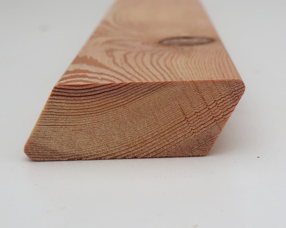 Profilholz Rhombus Lärche, 24 x 68 mm, Längen 2/3 und 4 m – Bauhaus