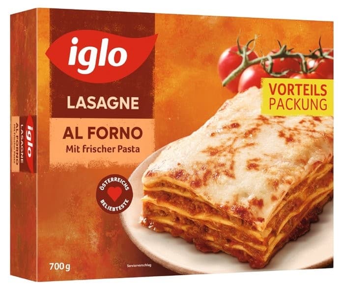 Iglo Lasagne al Forno, 700 g – Adeg