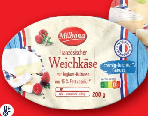 Milbona Französischer Weichkäse 200 g Angebot bei Lidl
