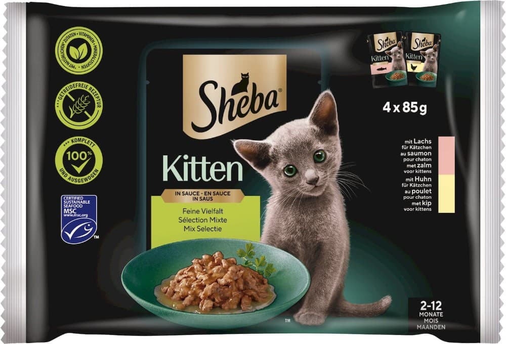 Sheba Katzenfutter-Beutel, 4x85 g – Bipa